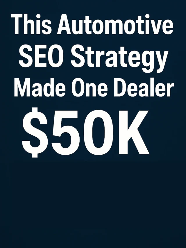 best car dealer seo strategy