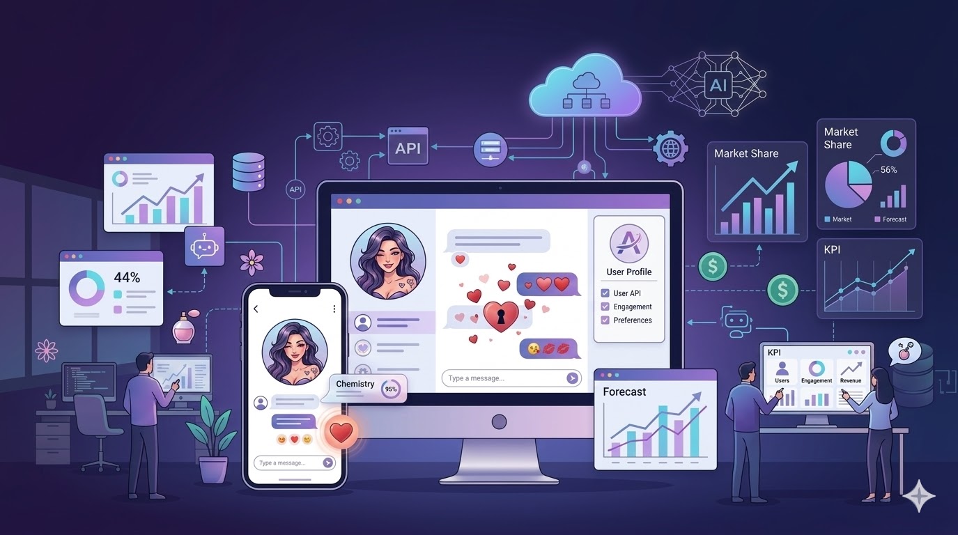 AI Girlfriend App Market Size, Share, Scope & Forecast