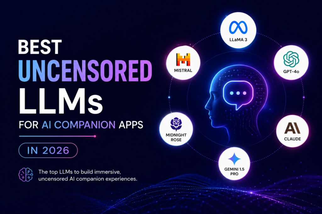 Best Uncensored LLMs For AI companion Apps in 2026